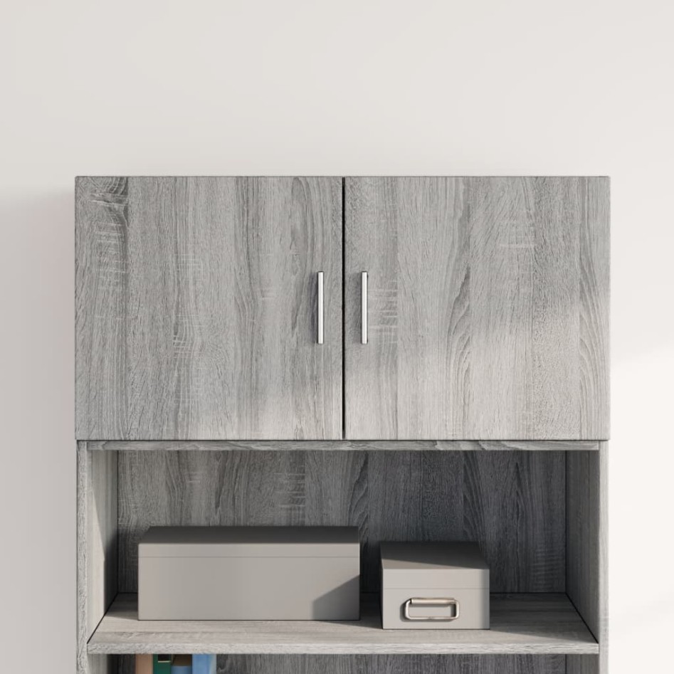 Armario de pared madera de ingeniería gris Sonoma 80x42,5x40