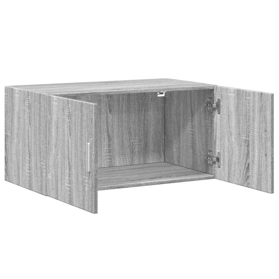 Armario de pared madera de ingeniería gris Sonoma 80x42,5x40