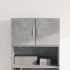Armario de pared madera ingeniería gris hormigón 70x42,5x40