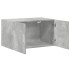 Armario de pared madera ingeniería gris hormigón 70x42,5x40