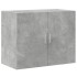 Armario de pared madera ingeniería gris hormigón 80x42,5x64