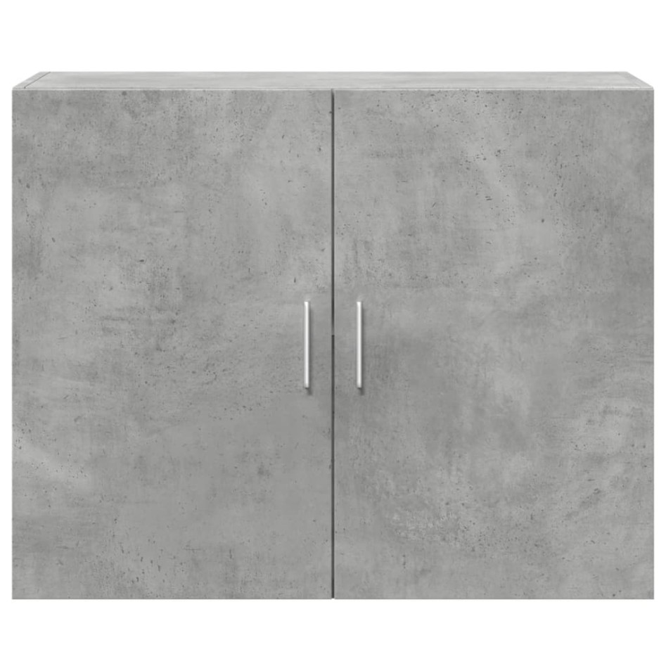 Armario de pared madera ingeniería gris hormigón 80x42,5x64
