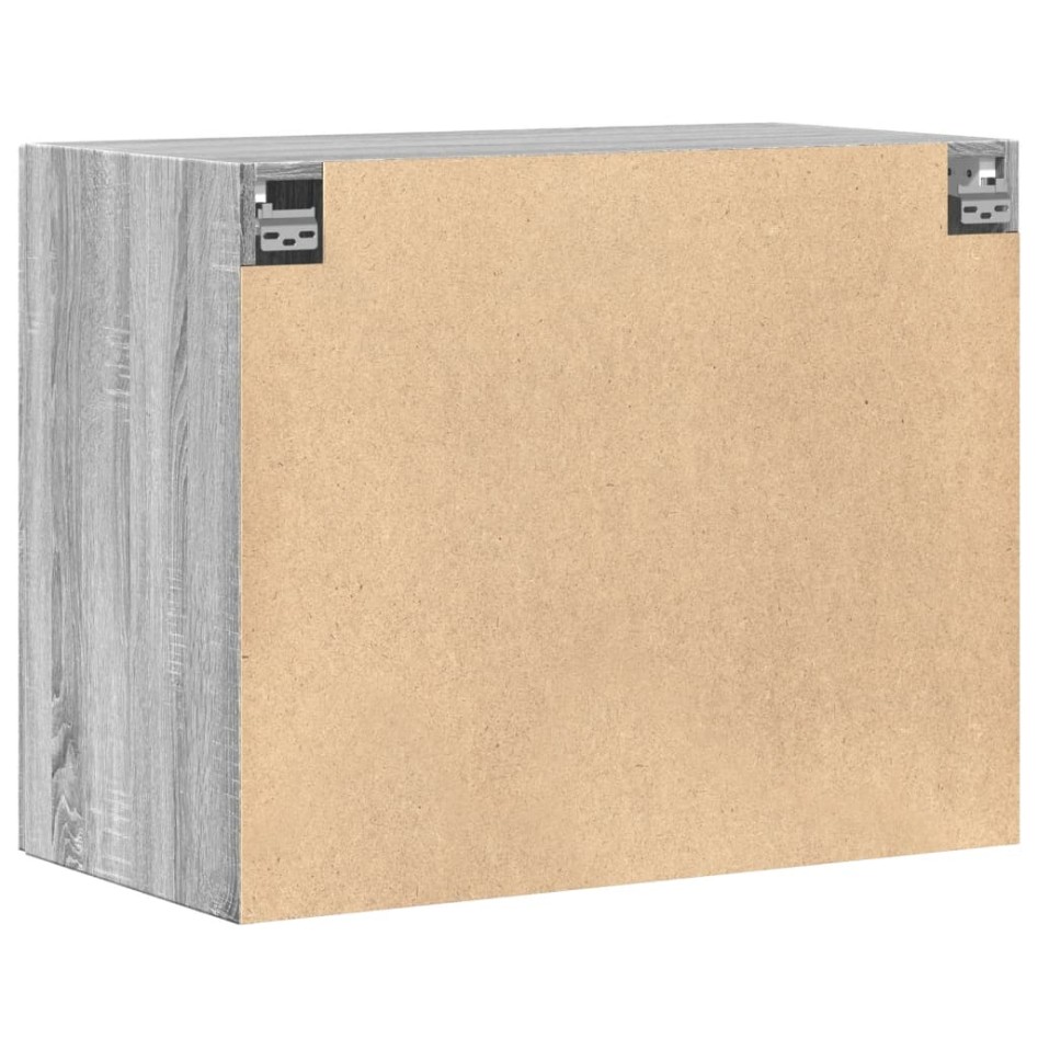 Armario de pared madera de ingeniería gris Sonoma 80x42,5x64