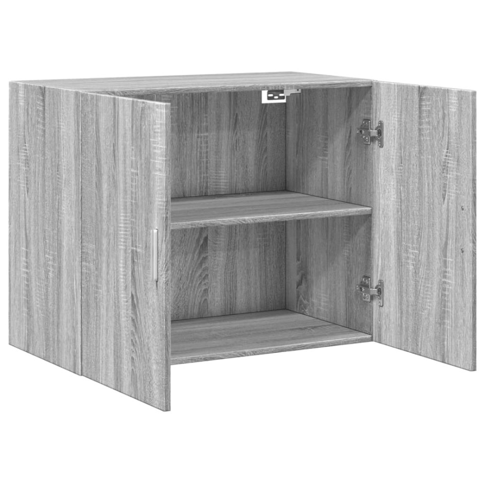Armario de pared madera de ingeniería gris Sonoma 80x42,5x64