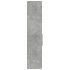 Aparador de madera de ingeniería gris hormigón 30x42,5x185