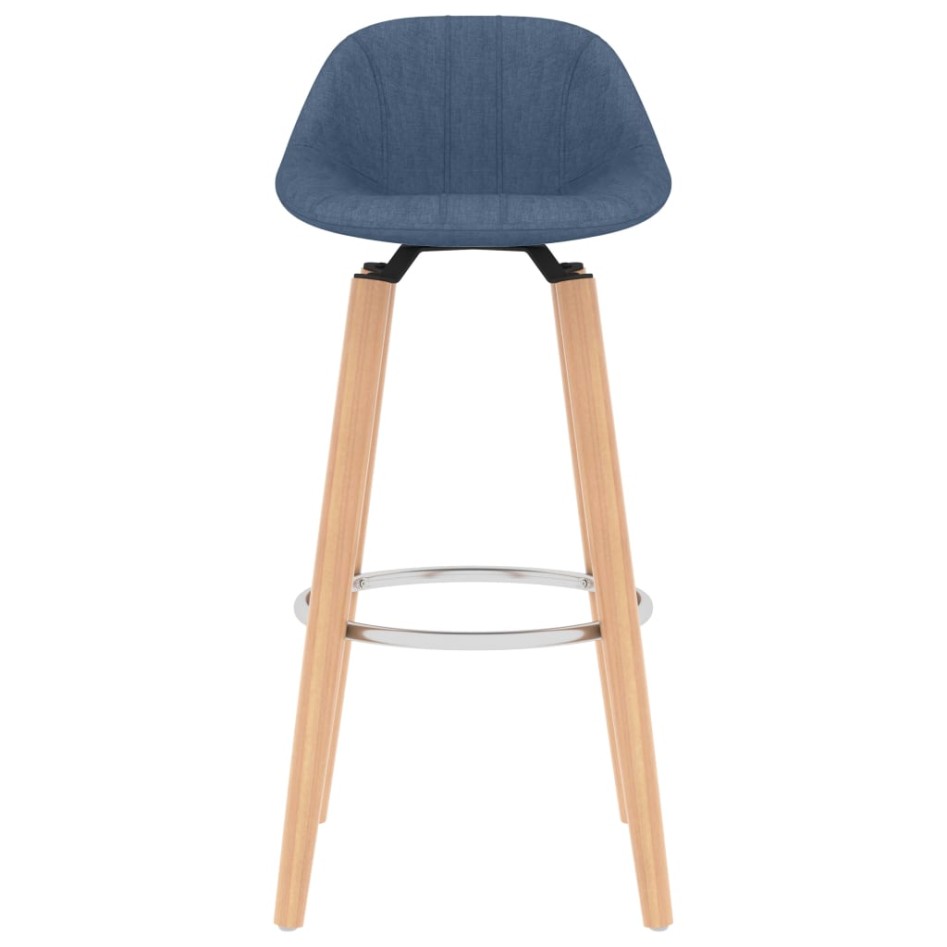 Taburetes de cocina 2 unidades tela