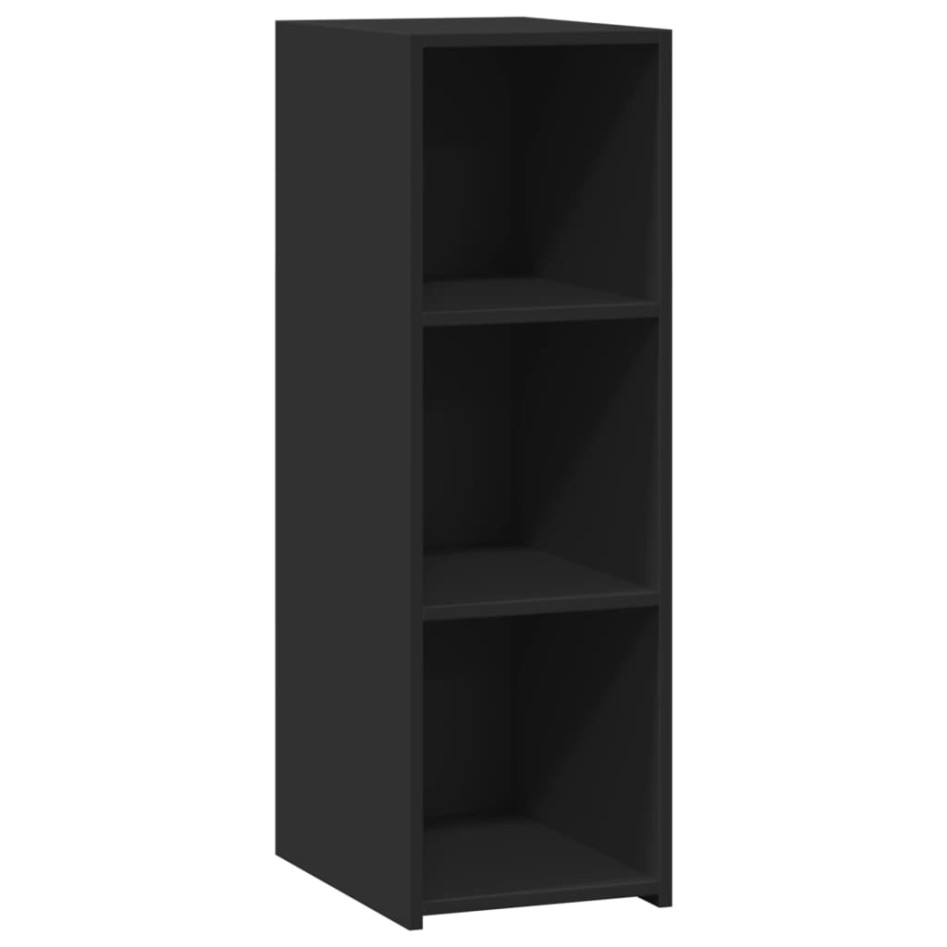 Aparador de madera de ingeniería negro