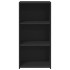 Aparador de madera de ingeniería negro 45x41x93