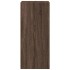 Aparador de madera de ingeniería marrón roble 40x41x93