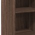 Aparador de madera de ingeniería marrón roble 40x41x93