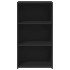 Aparador de madera de ingeniería negro 50x41x93