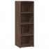 Aparador alto madera de ingeniería marrón roble 40x41x124