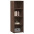 Aparador alto madera de ingeniería marrón roble 40x41x124