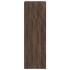 Aparador alto madera de ingeniería marrón roble 40x41x124