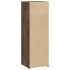 Aparador alto madera de ingeniería marrón roble 40x41x124