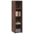 Aparador alto madera de ingeniería marrón roble 30x41x124