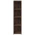 Aparador alto madera de ingeniería marrón roble 30x41x124