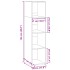 Aparador alto madera de ingeniería marrón roble 30x41x124