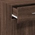 Aparador madera de ingeniería marrón roble 45x42,5x93