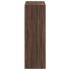 Aparador alto madera de ingeniería marrón roble 70x41x124