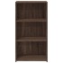 Aparador de madera de ingeniería marrón roble 50x41x93