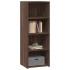 Aparador alto madera de ingeniería marrón roble 45x41x124