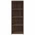Aparador alto madera de ingeniería marrón roble 45x41x124