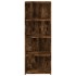 Aparador alto madera de ingeniería roble ahumado 45x41x124