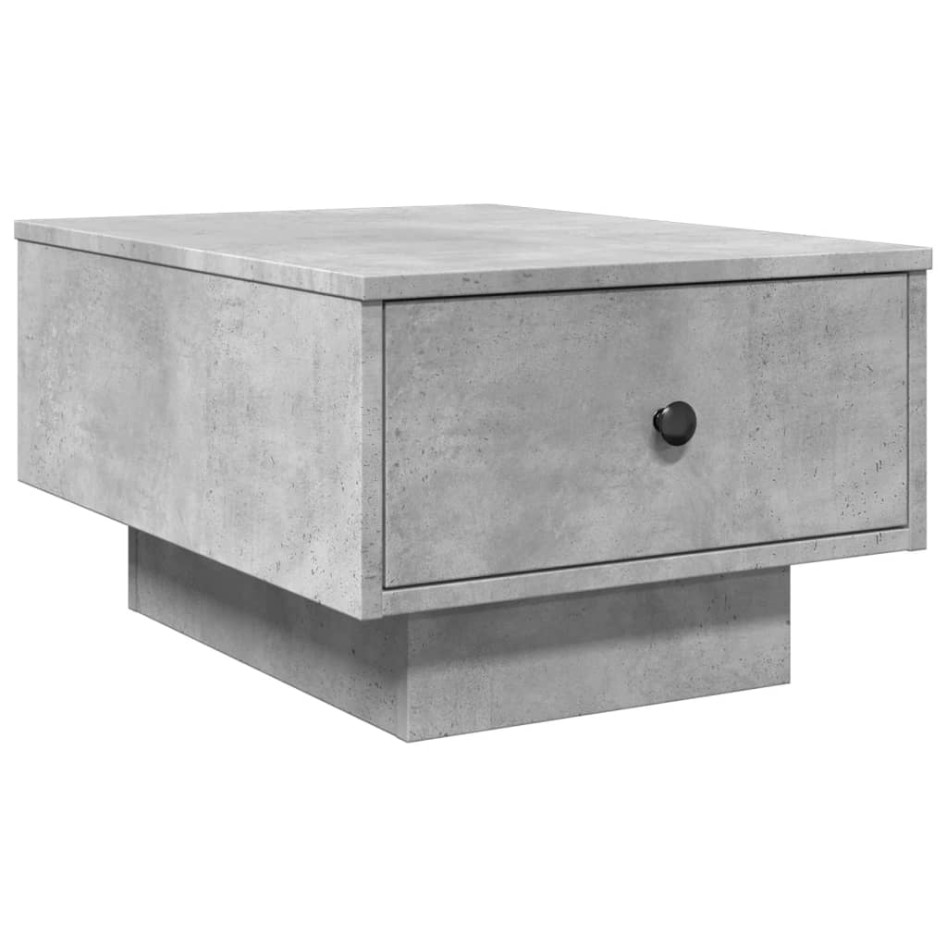 Mesa de centro madera de ingeniería gris hormigón 60x45x31