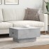 Mesa de centro madera de ingeniería gris hormigón 60x45x31