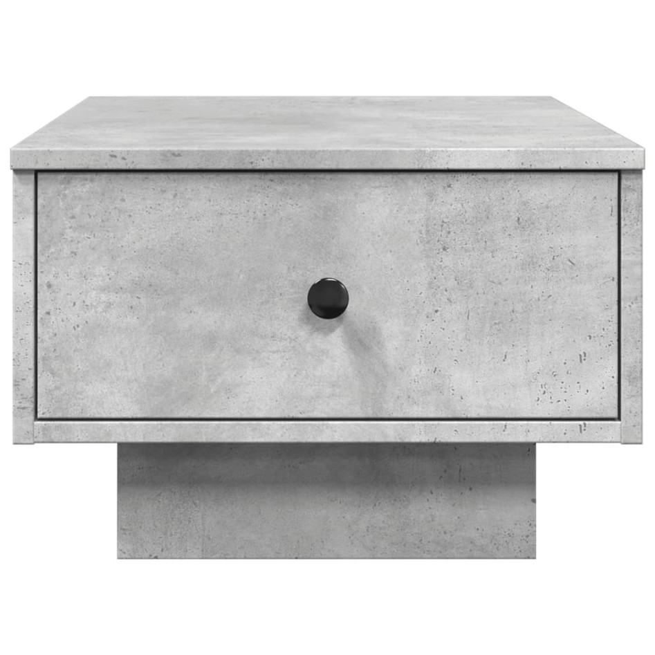 Mesa de centro madera de ingeniería gris hormigón 60x45x31