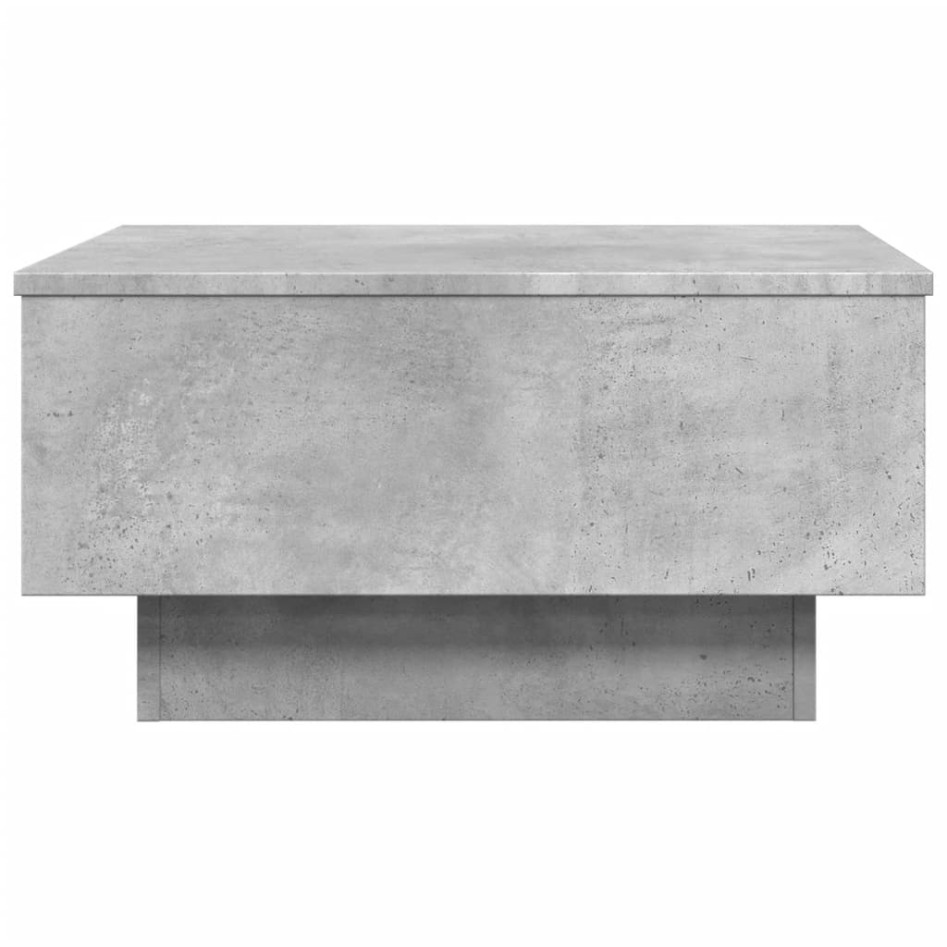 Mesa de centro madera de ingeniería gris hormigón 60x45x31