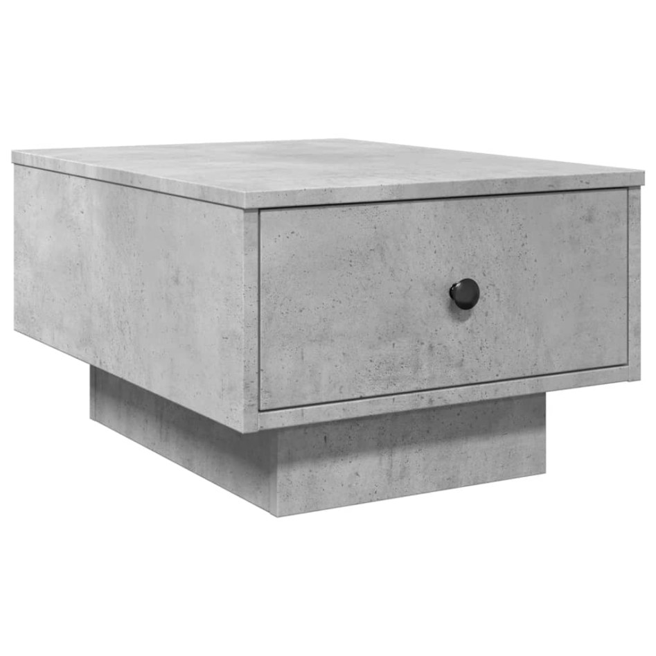Mesa de centro madera de ingeniería gris hormigón 60x45x31