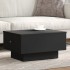 Mesa de centro madera de ingeniería negro 60x45x31