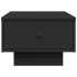 Mesa de centro madera de ingeniería negro 60x45x31