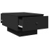 Mesa de centro madera de ingeniería negro 60x45x31