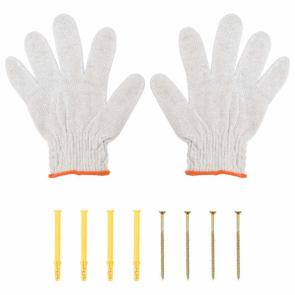 Estante de pared de acero inoxidable plateado 100x30x31