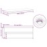 Estantes de pared 2 uds acero inoxidable plateado 100x40x3