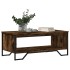 Mesa de centro madera de ingeniería roble ahumado 100x51x40