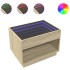 Mesa de centro con Infinity LED roble Sonoma 70x50x50