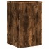 Soportes de plantas 2 uds madera roble ahumado 30x30x50