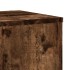 Soportes de plantas 2 uds madera roble ahumado 30x30x50