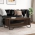 Mesa de centro madera de ingeniería roble marrón 100x51x40
