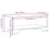 Mesa de centro madera de ingeniería roble marrón 100x51x40