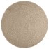 Alfombra ZIZUR apariencia yute interior exterior beige Ø 160