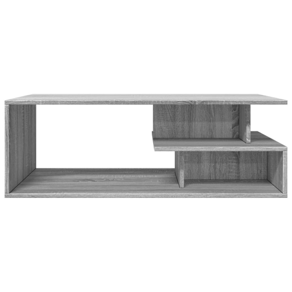 Mesa de centro madera de ingeniería gris Sonoma 102x55x35