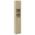 Armario baño madera de ingeniería color roble 32x25,5x190