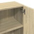 Armario baño madera de ingeniería color roble 32x25,5x190