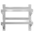 Estante de pared acero inoxidable plateado 50x40x48