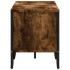 Mueble de TV madera de ingeniería roble ahumado 122x34x41
